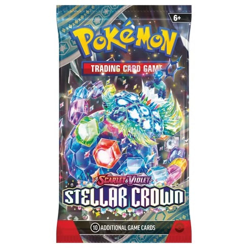 Pokemon TCG: Scarlet & Violet-Stellar Crown Booster Pack (10 Cards)