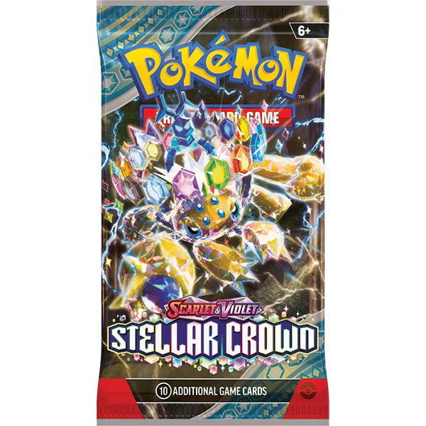 Pokemon TCG: Scarlet & Violet-Stellar Crown Booster Pack (10 Cards)