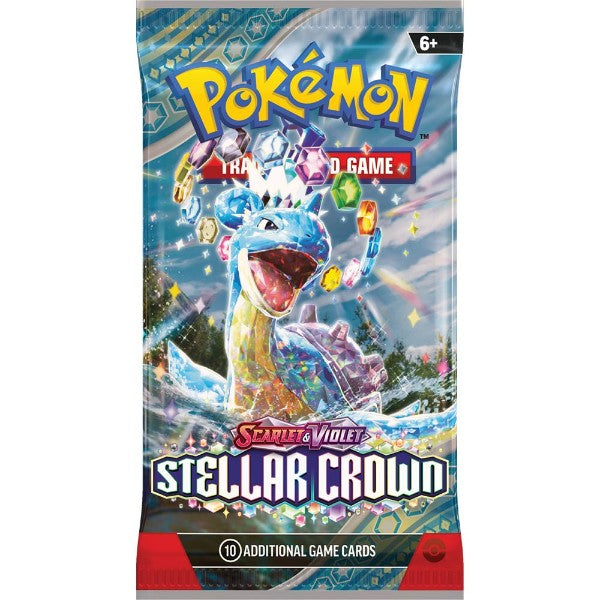 Pokemon TCG: Scarlet & Violet-Stellar Crown Booster Pack (10 Cards)