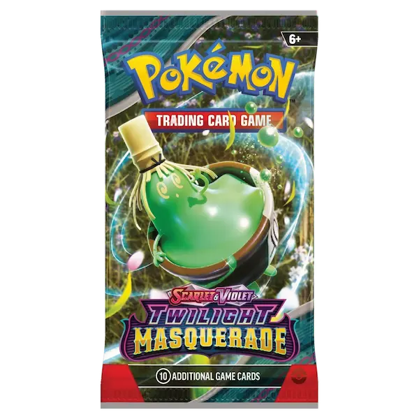 Pokemon TCG: Scarlet & Violet-Twilight Masquerade Booster Pack (10 Cards)