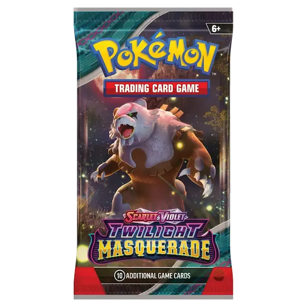 Pokemon TCG: Scarlet & Violet-Twilight Masquerade Booster Pack (10 Cards)