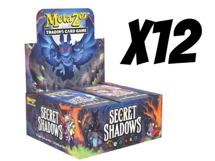 MetaZoo: Secret Shadows 12x Booster Boxes (Sealed Case)
