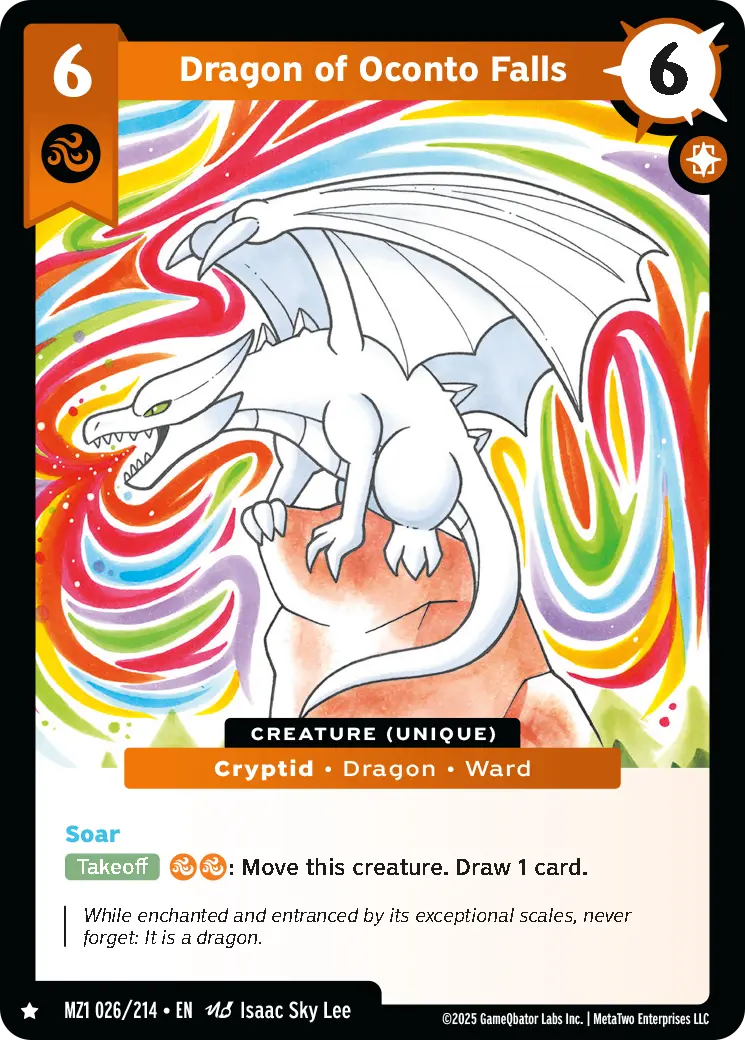 Dragon of Oconto Falls - MZ1-026 - MetaZoo Base Set