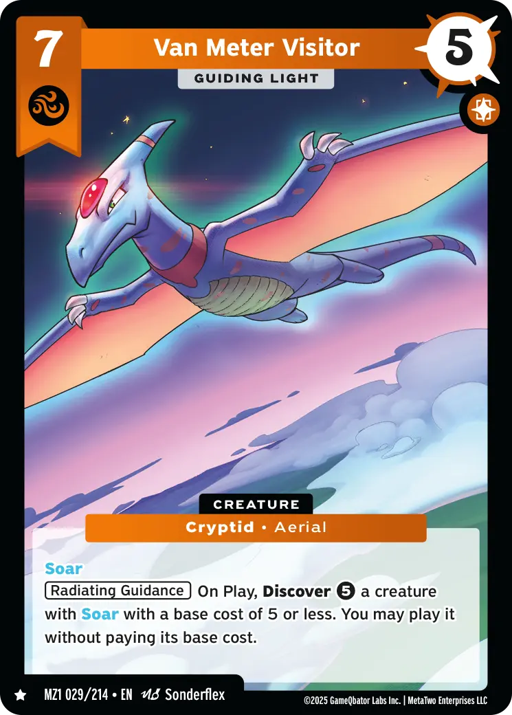 Van Meter Visitor - Guiding Light - MZ1-029 - MetaZoo Base Set