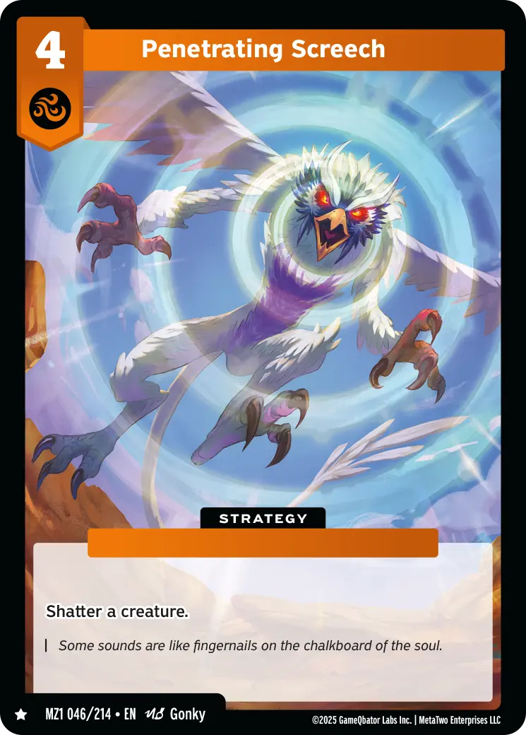 Penetrating Screech - MZ1-046 - MetaZoo Base Set