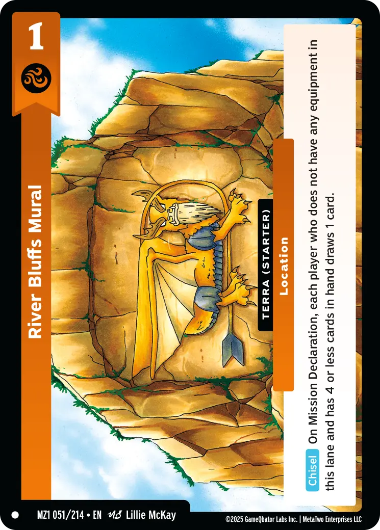River Bluffs Mural - MZ1-051 - MetaZoo Base Set