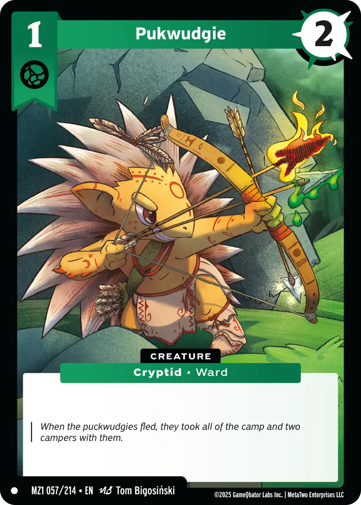 Pukwudgie - MZ1-057 - MetaZoo Base Set