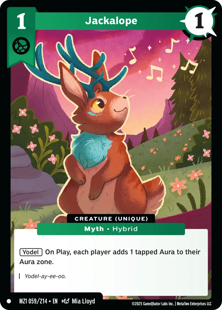 Jackalope - MZ1-059 - MetaZoo Base Set