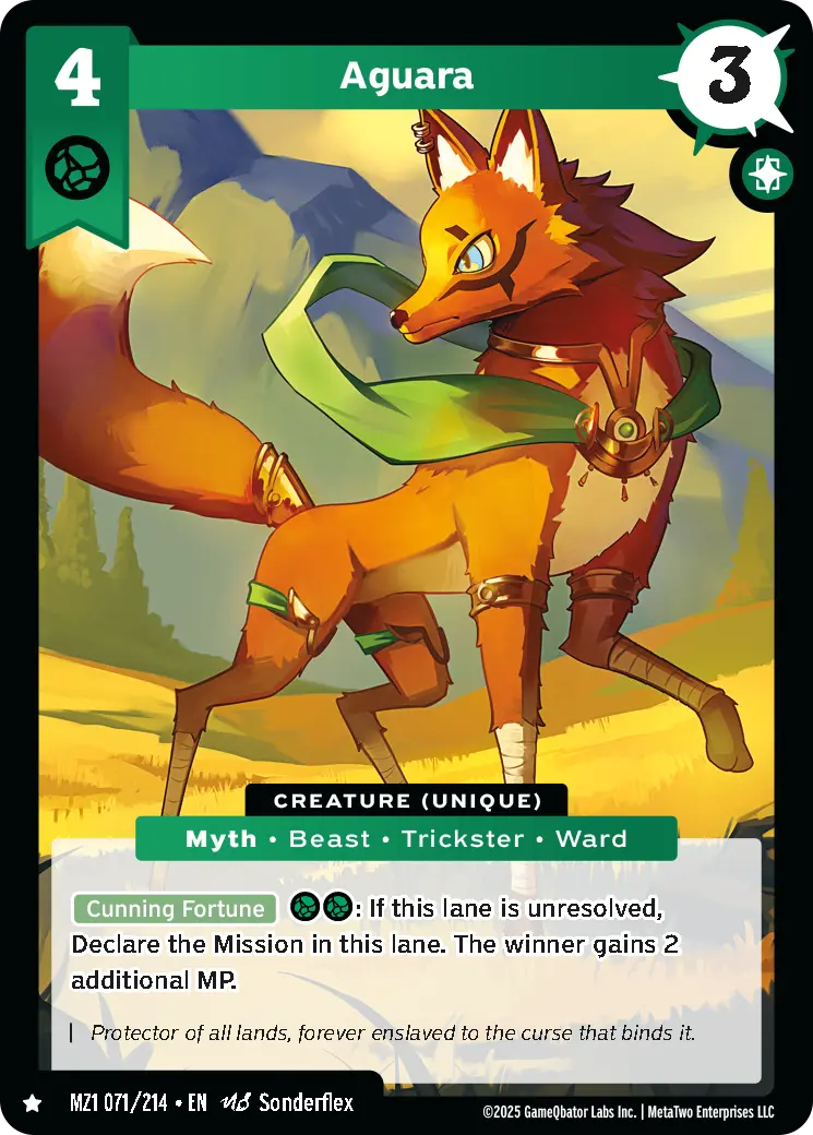 Aguara - MZ1-071 - MetaZoo Base Set