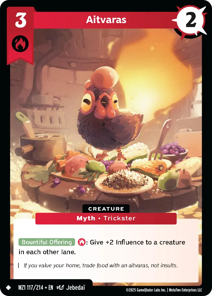 Aitvaras - MZ1-117 - MetaZoo Base Set