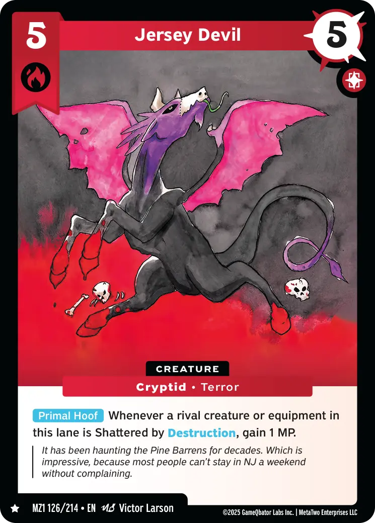 Jersey Devil - MZ1-126 - MetaZoo Base Set
