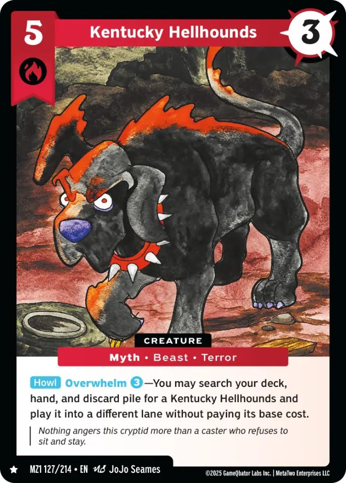 Kentucky Hellhounds - MZ1-127 - MetaZoo Base Set