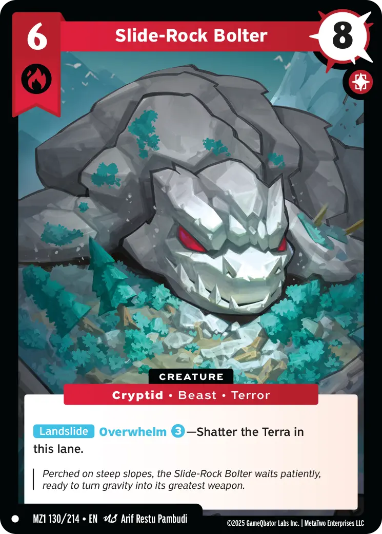 Slide-Rock Bolter - MZ1-130 - MetaZoo Base Set