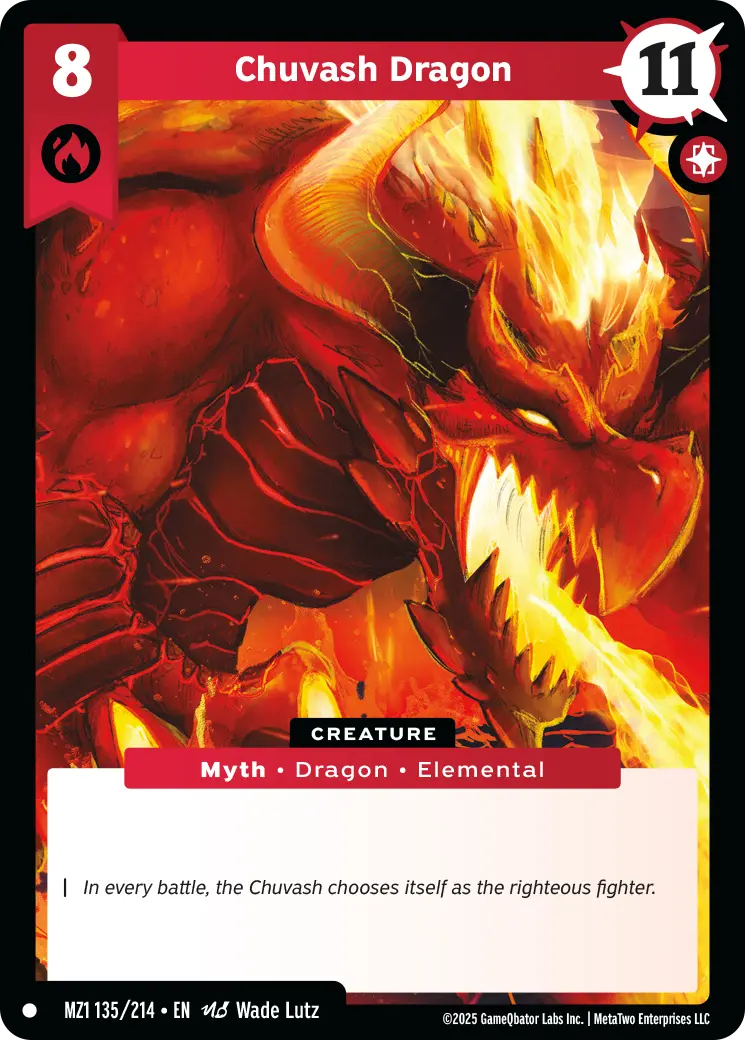 Chuvash Dragon - MZ1-135 - MetaZoo Base Set