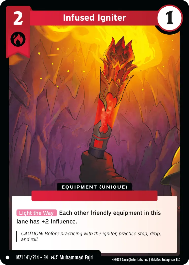 Infused Igniter - MZ1-141 - MetaZoo Base Set