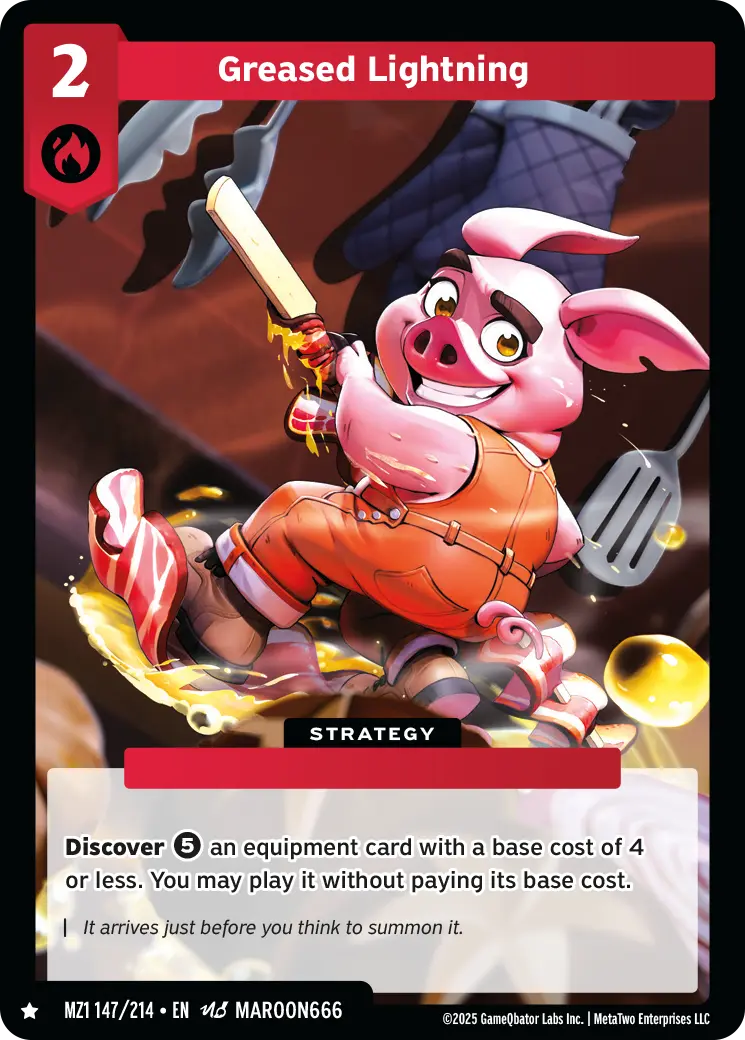 Greased Lightning - MZ1-147 - MetaZoo Base Set