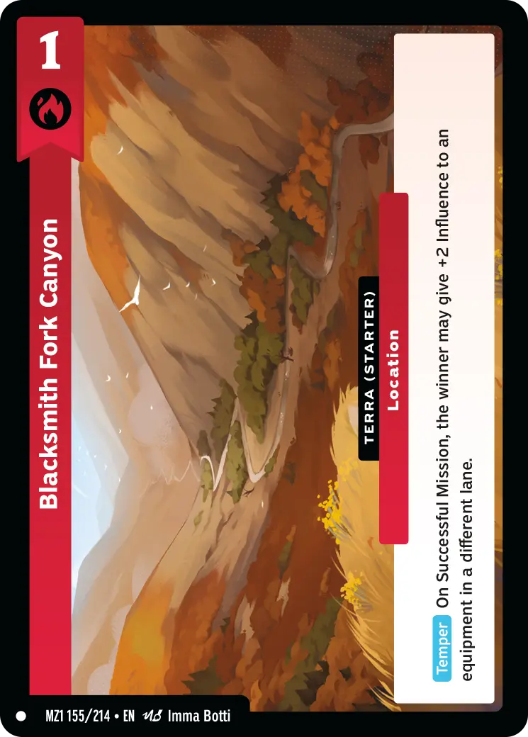 Blacksmith Fork Canyon - MZ1-155 - MetaZoo Base Set