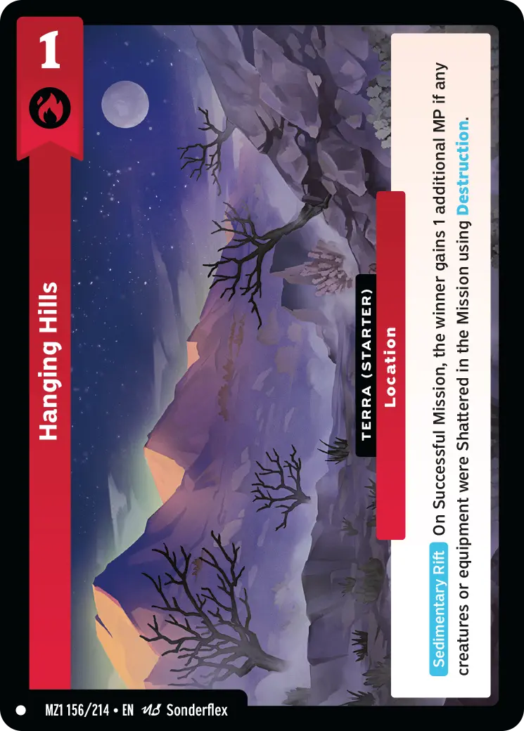 Hanging Hills - MZ1-156 - MetaZoo Base Set