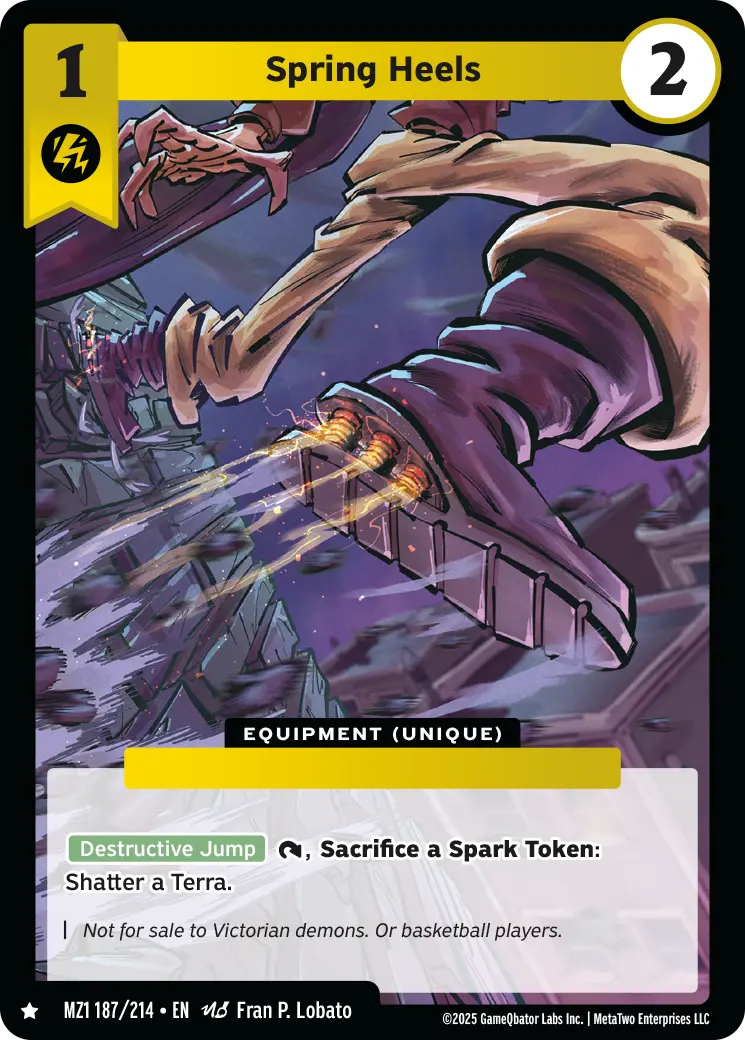 Spring Heels - MZ1-187 - MetaZoo Base Set