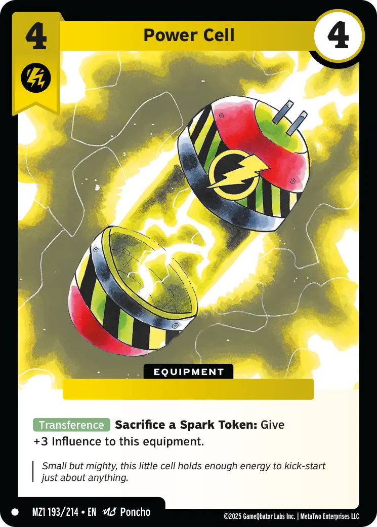Power Cell - MZ1-193 - MetaZoo Base Set
