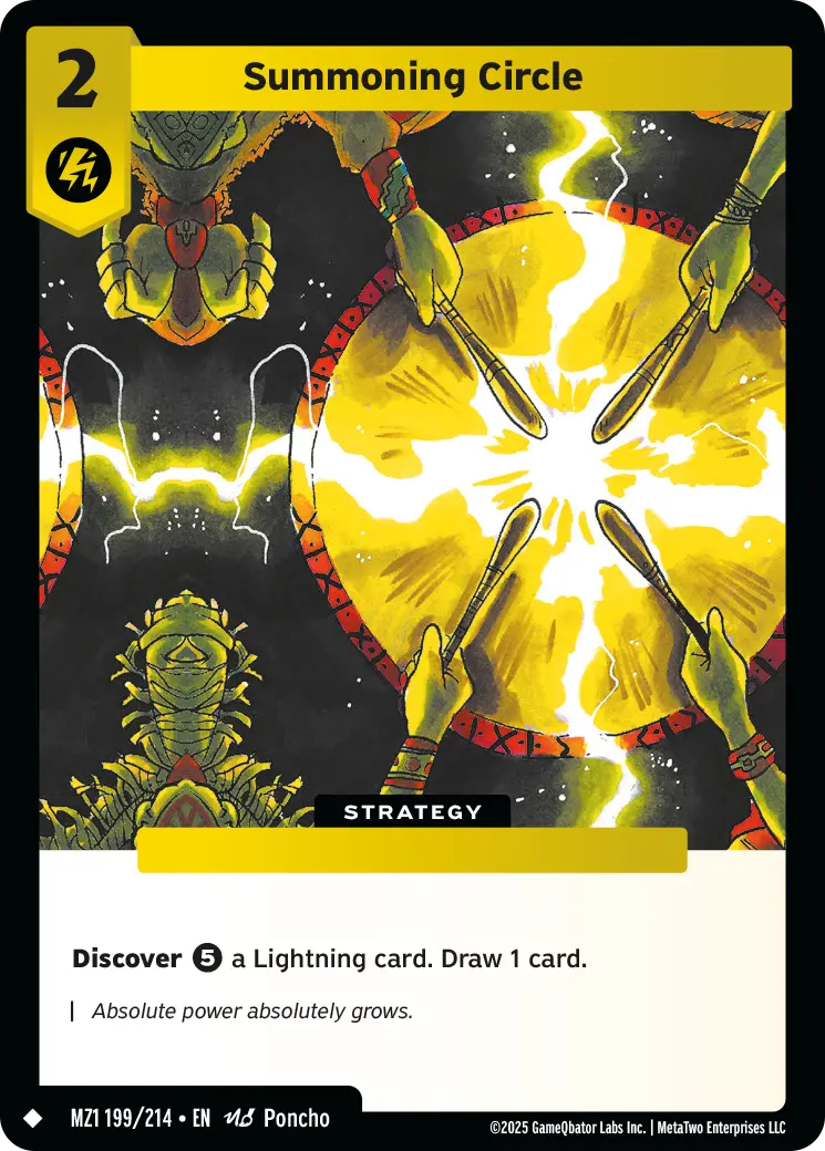 Summoning Circle - MZ1-199 - MetaZoo Base Set
