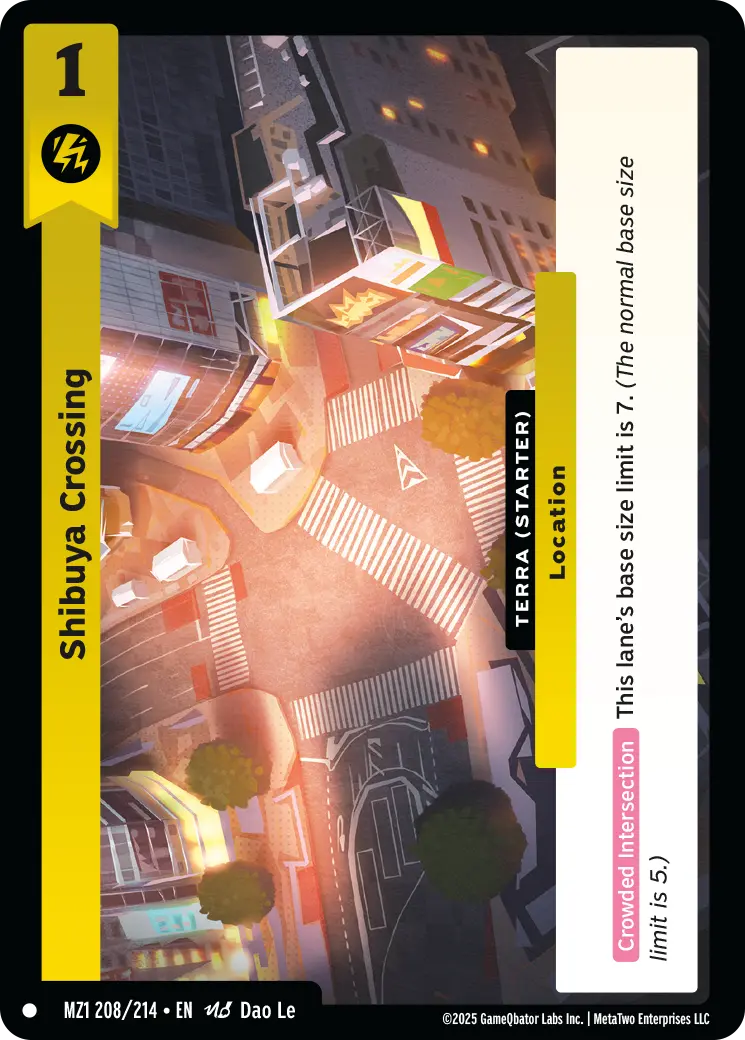 Shibuya Crossing - MZ1-208 - MetaZoo Base Set