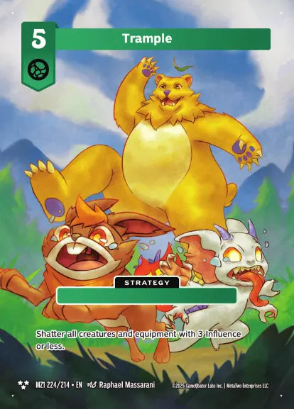 Trample - MZ1-224 - MetaZoo Base Set
