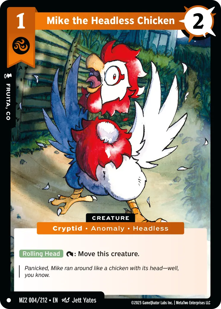 Mike the Headless Chicken - MZ2-004 - MetaZoo Torrential Tides