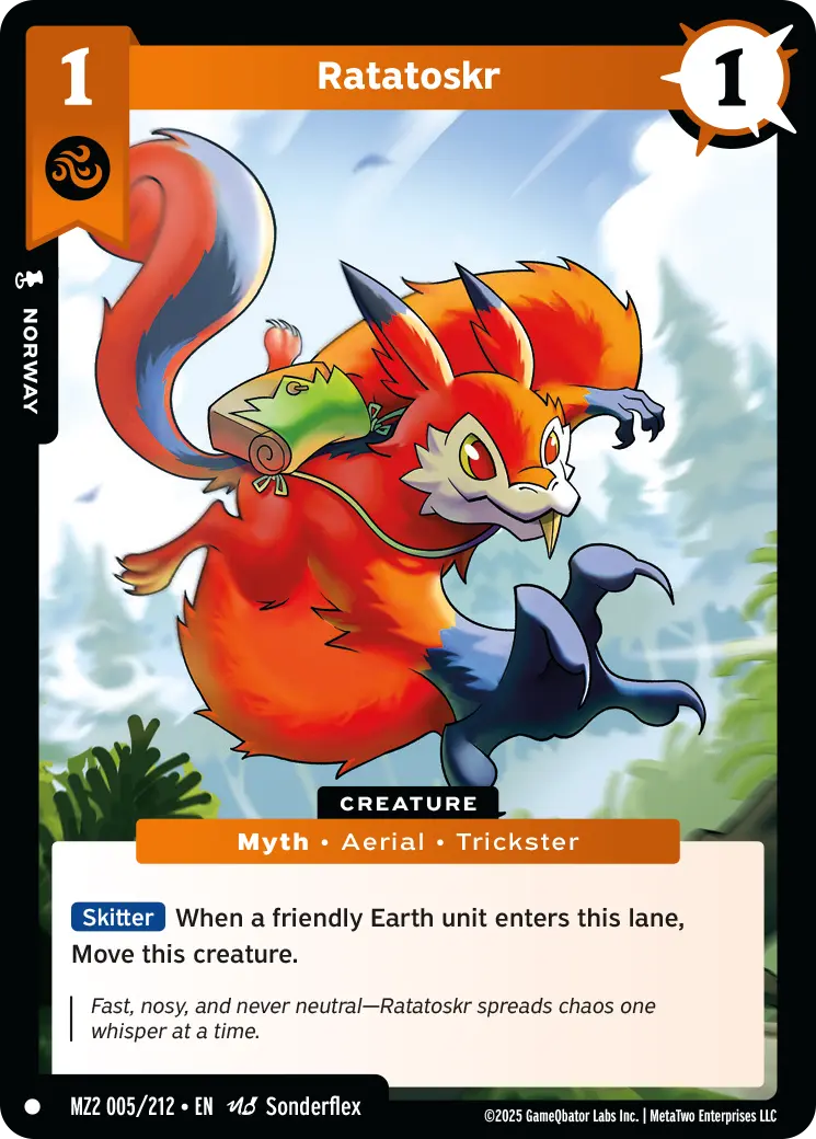 Ratatoskr - MZ2-005 - MetaZoo Torrential Tides