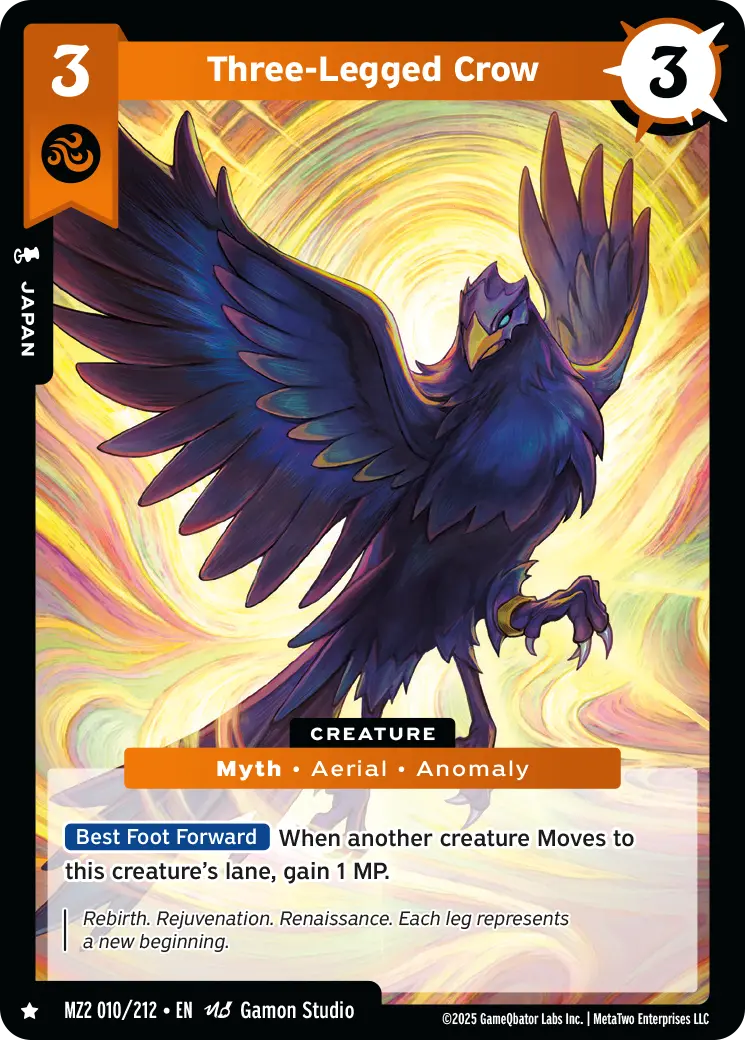 Three-Legged Crow - MZ2-010 - MetaZoo Torrential Tides