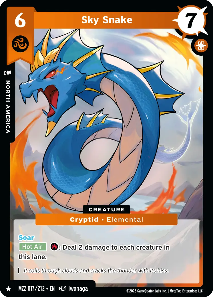 Sky Snake - MZ2-017 - MetaZoo Torrential Tides