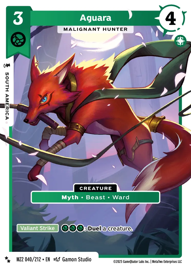 Aguara - Malignant Hunter - MZ2-040 - MetaZoo Torrential Tides