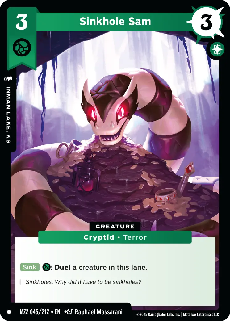 Sinkhole Sam - MZ2-045 - MetaZoo Torrential Tides