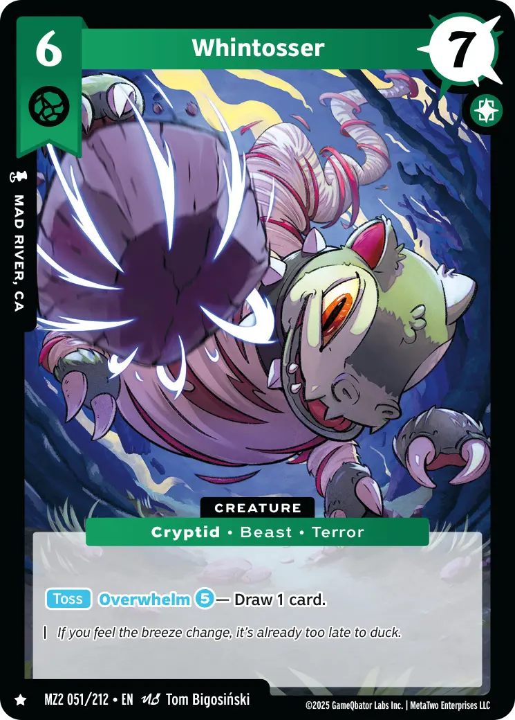 Whintosser - MZ2-051 - MetaZoo Torrential Tides