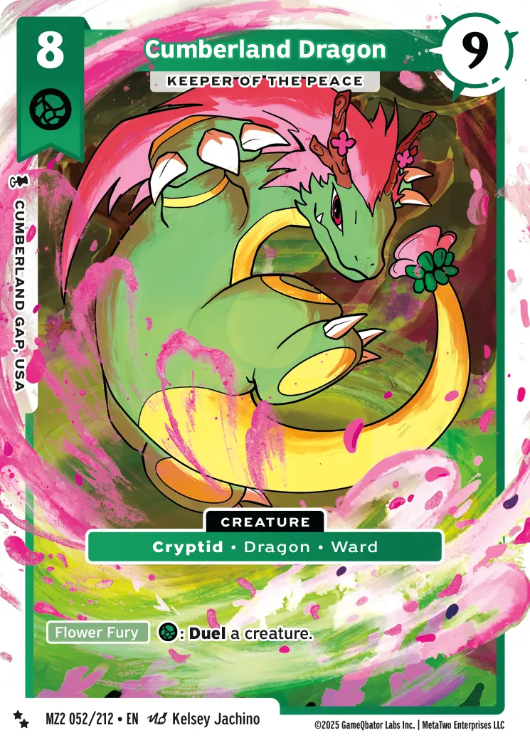 Cumberland Dragon - Keeper of the Peace - MZ2-052 - MetaZoo Torrential Tides