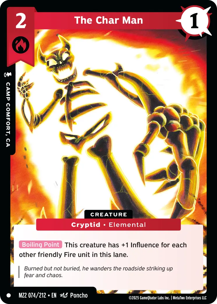 The Char Man - MZ2-074 - MetaZoo Torrential Tides