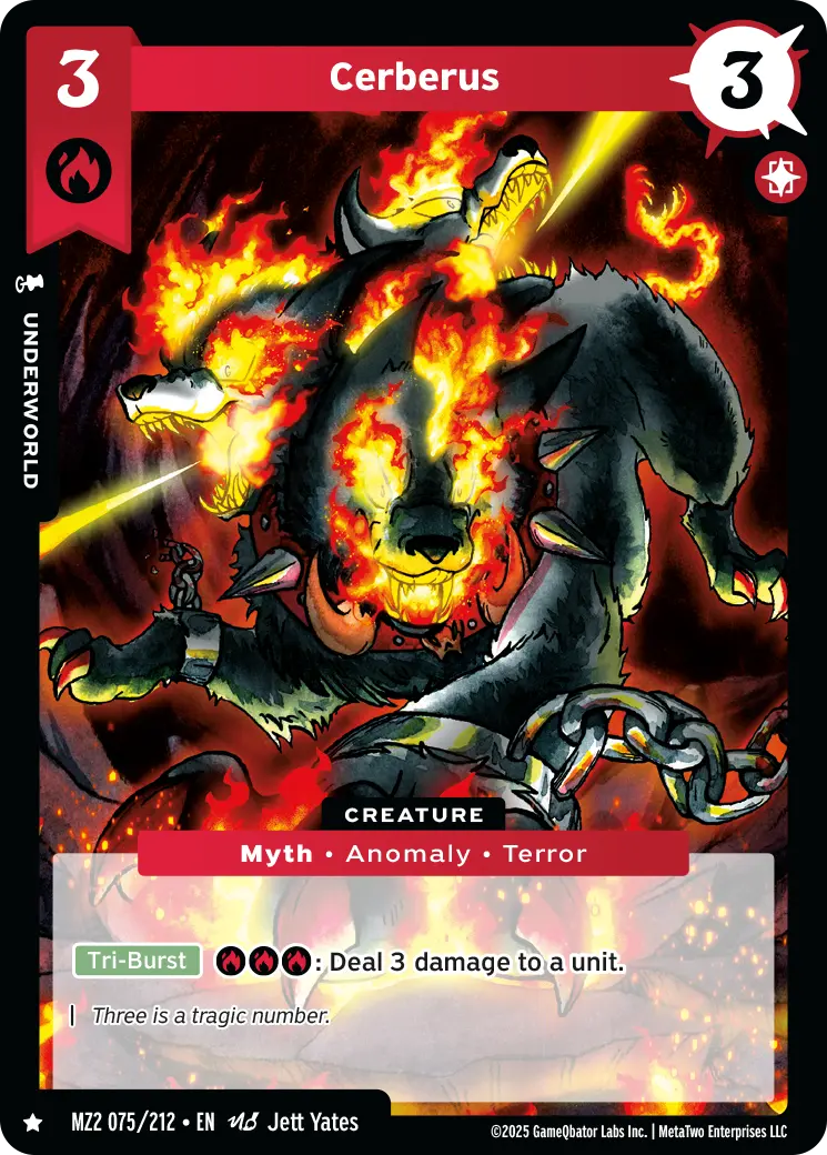 Cerberus - MZ2-075 - MetaZoo Torrential Tides