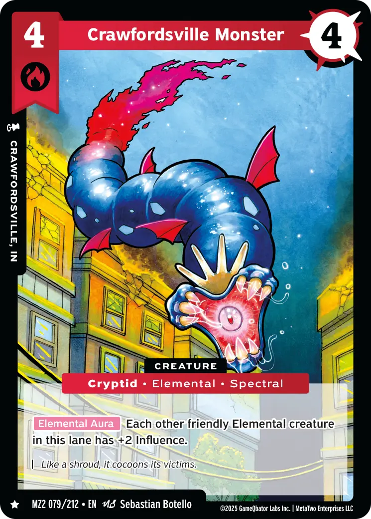Crawfordsville Monster - MZ2-079 - MetaZoo Torrential Tides