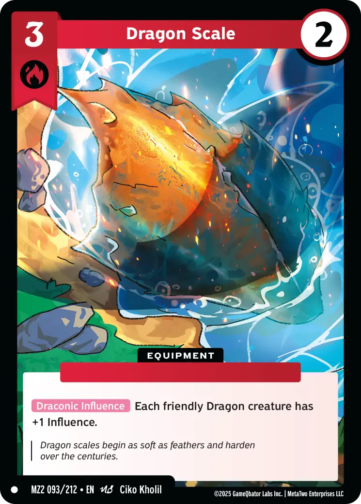 Dragon Scale - MZ2-093 - MetaZoo Torrential Tides