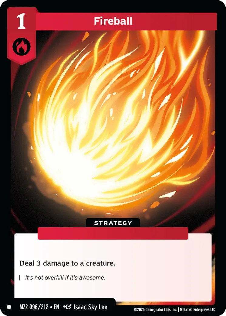 Fireball - MZ2-096 - MetaZoo Torrential Tides