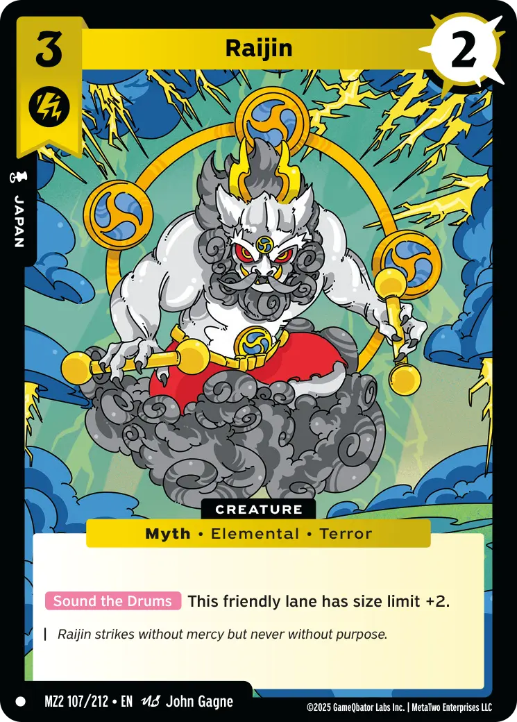 Raijin - MZ2-107 - MetaZoo Torrential Tides