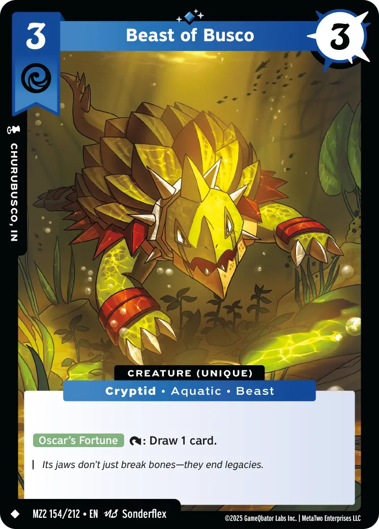 Beast of Busco - MZ2-154 - MetaZoo Torrential Tides