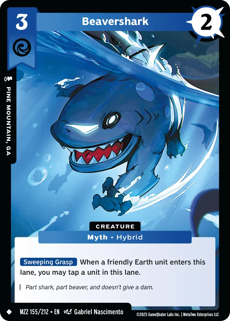 Beavershark - MZ2-155 - MetaZoo Torrential Tides