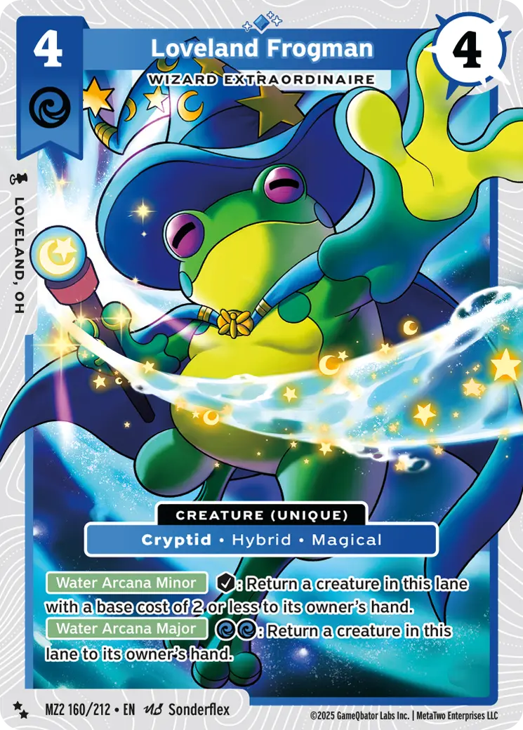 Loveland Frogman - Wizard Extraordinaire - MZ2-160 - MetaZoo Torrential Tides