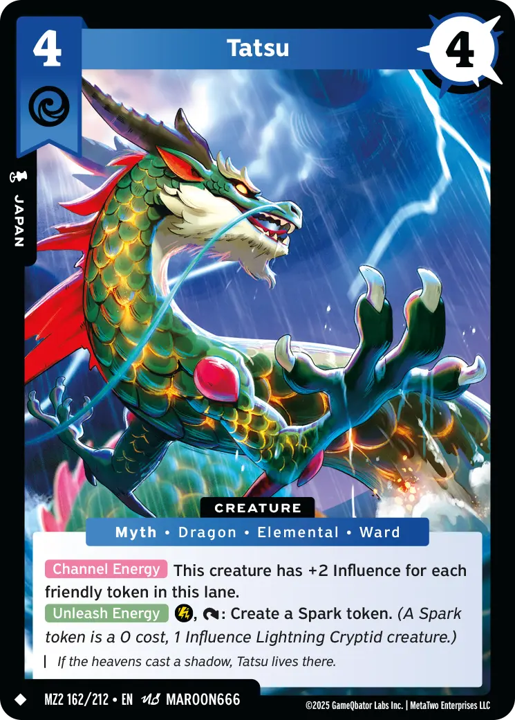 Tatsu - MZ2-162 - MetaZoo Torrential Tides