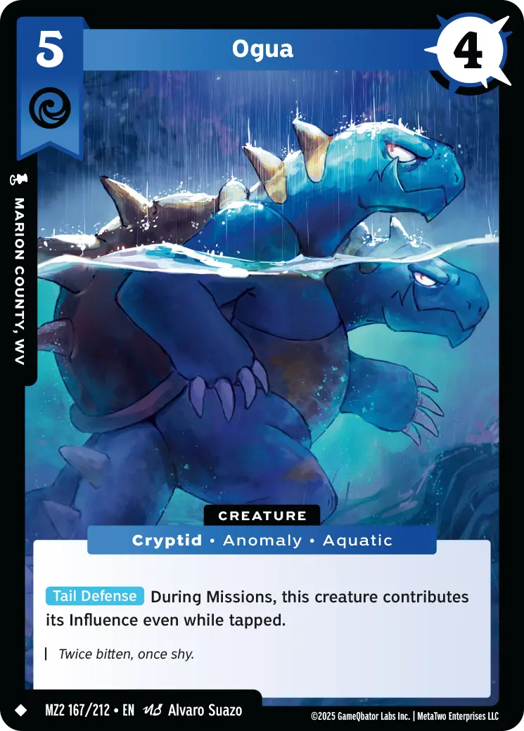 Ogua - MZ2-167 - MetaZoo Torrential Tides