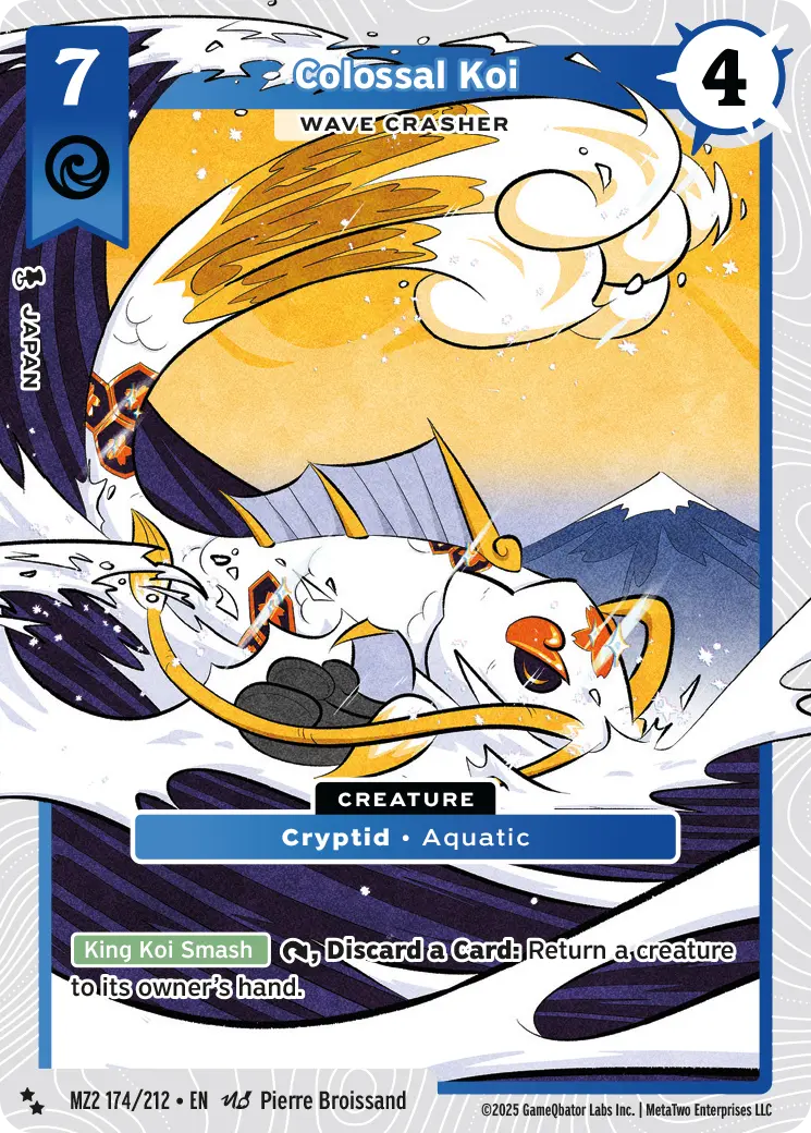 Colossal Koi - Wave Crasher - MZ2-174 - MetaZoo Torrential Tides