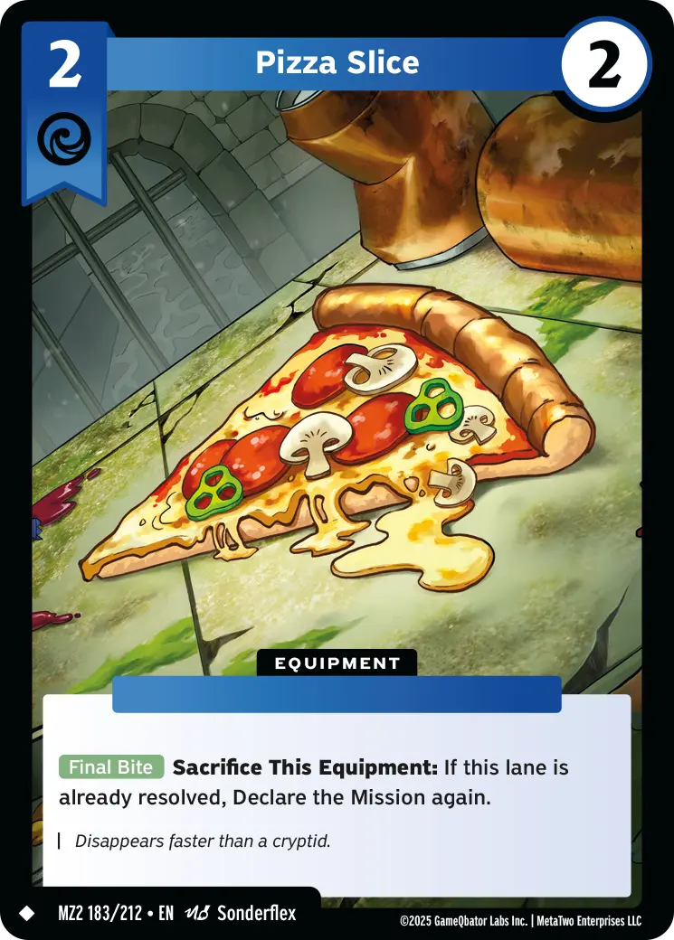 Pizza Slice - MZ2-183 - MetaZoo Torrential Tides