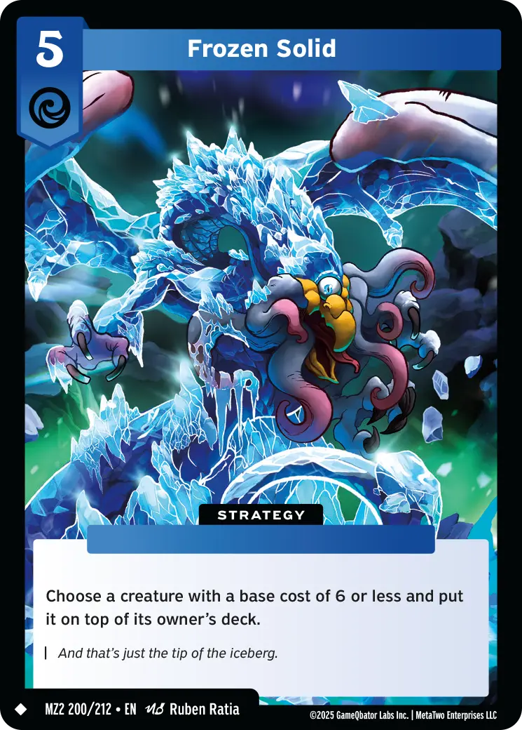 Frozen Solid - MZ2-200 - MetaZoo Torrential Tides