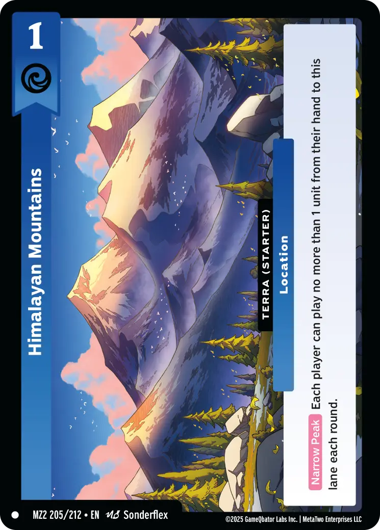 Himalayan Mountains - MZ2-205 - MetaZoo Torrential Tides